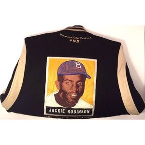 Jackie Robinson Varsity Jacket Donruss Dodgers L